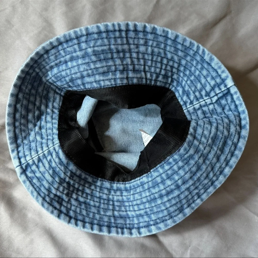 COPY - WRANGLER denim Bucket Hat NWOT Long Live Cowboys unisex 90s … - Picture 8 of 9